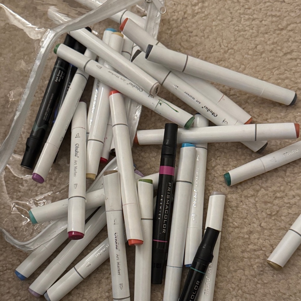 Ohuhu Dual Tip Art Markers Set - Multicolor - Picture 5 of 7